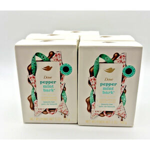 Dove "Peppermint Bark " Holiday Treat Ltd. Edition Body Soap-NEW IN BOX-HTF!